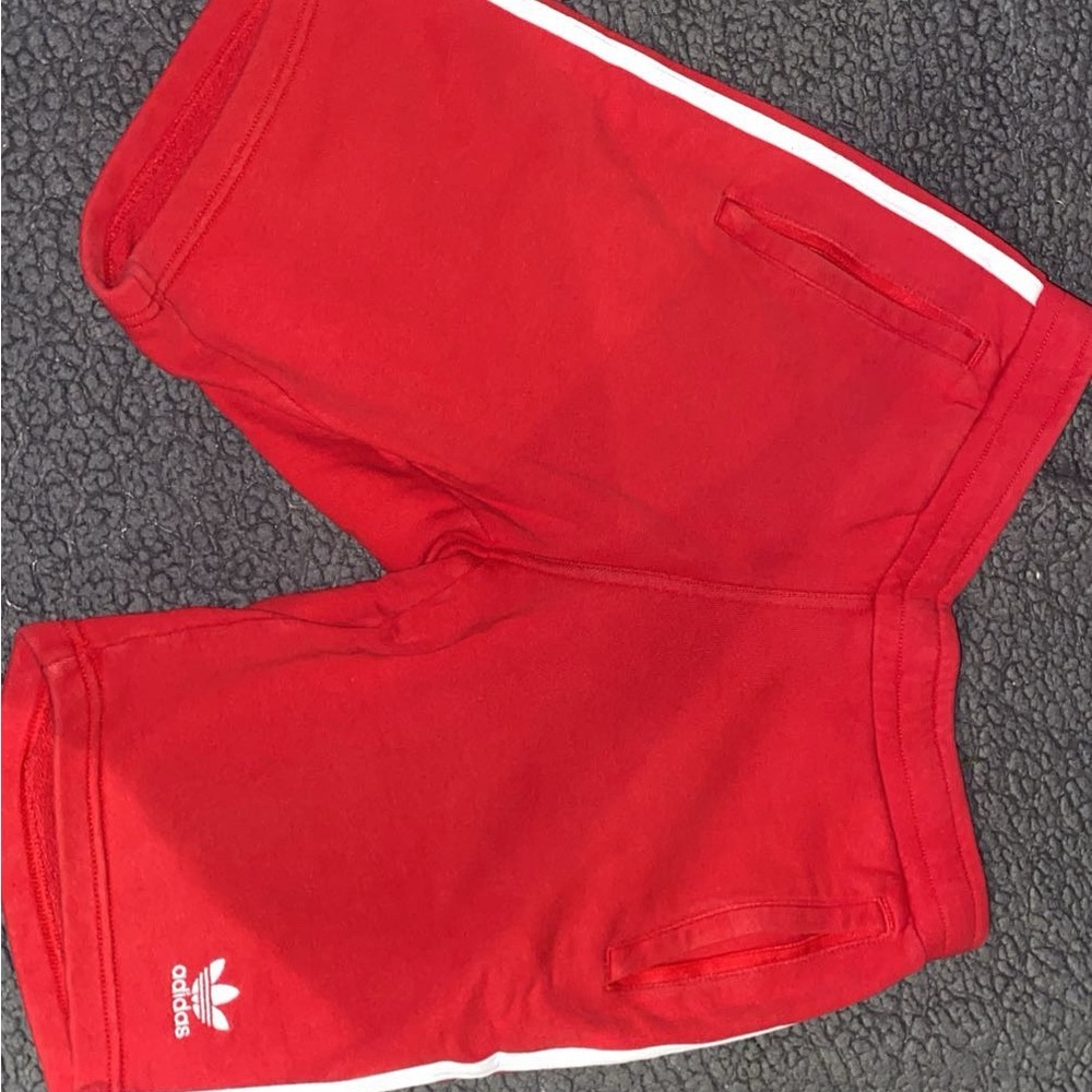 Adidas Red Sweat Shorts
